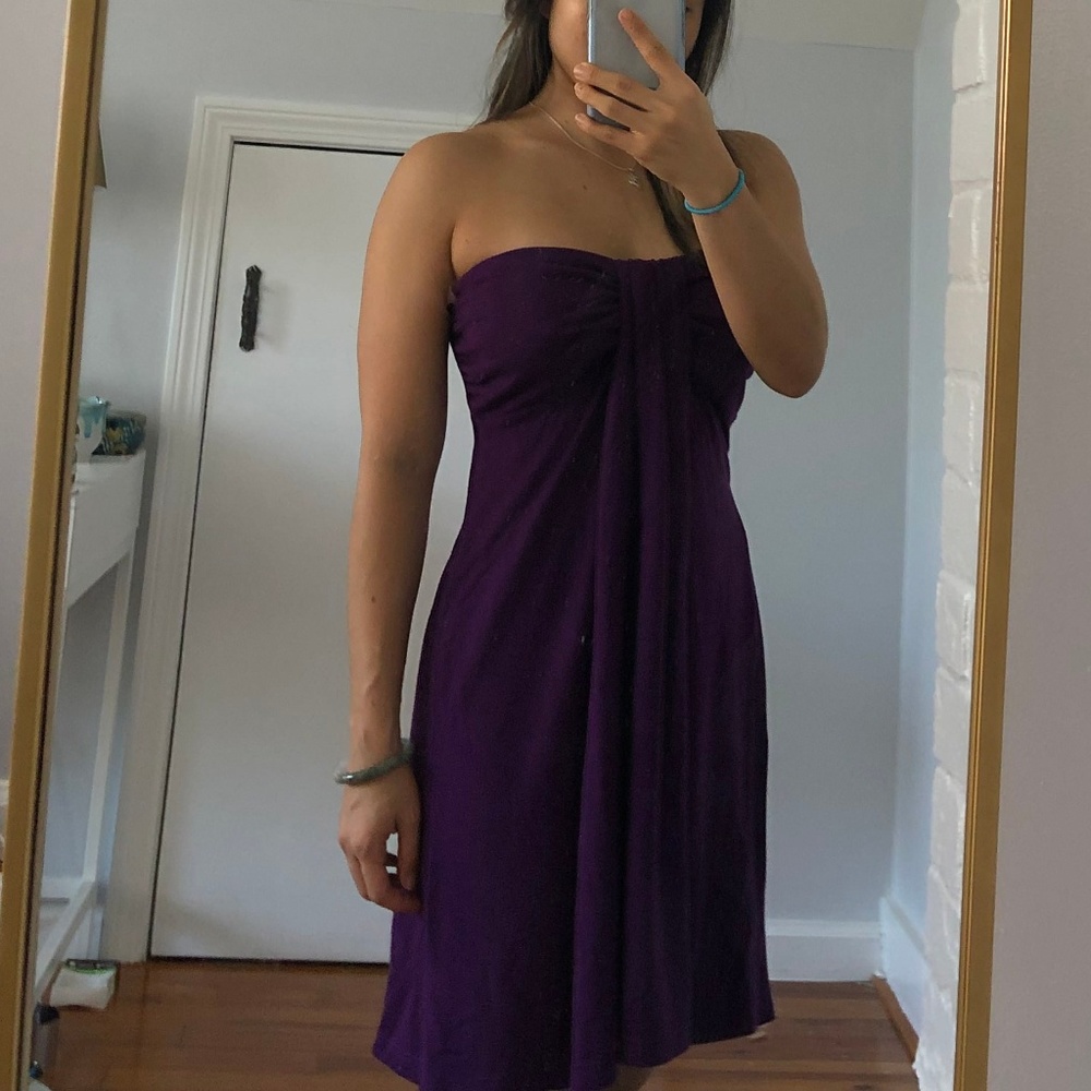 Lucy Love Strapless, Open Back Dress, Small